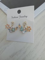 Boucles d'oreilles Roses swing