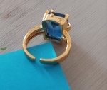 Bague Splendid Blue Ajustable