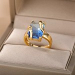 Bague Splendid Blue Ajustable