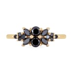 Bague Nera flower