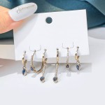 Blue earrings - Lot de boucles d'oreilles