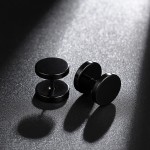 Black Cercle - Boucles d'oreilles