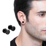 Black Cercle - Boucles d'oreilles