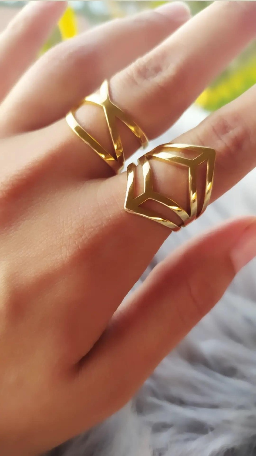 Bague Doré taille 8