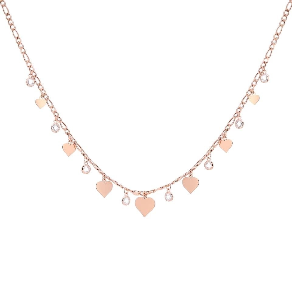 Collier Cœur Rose