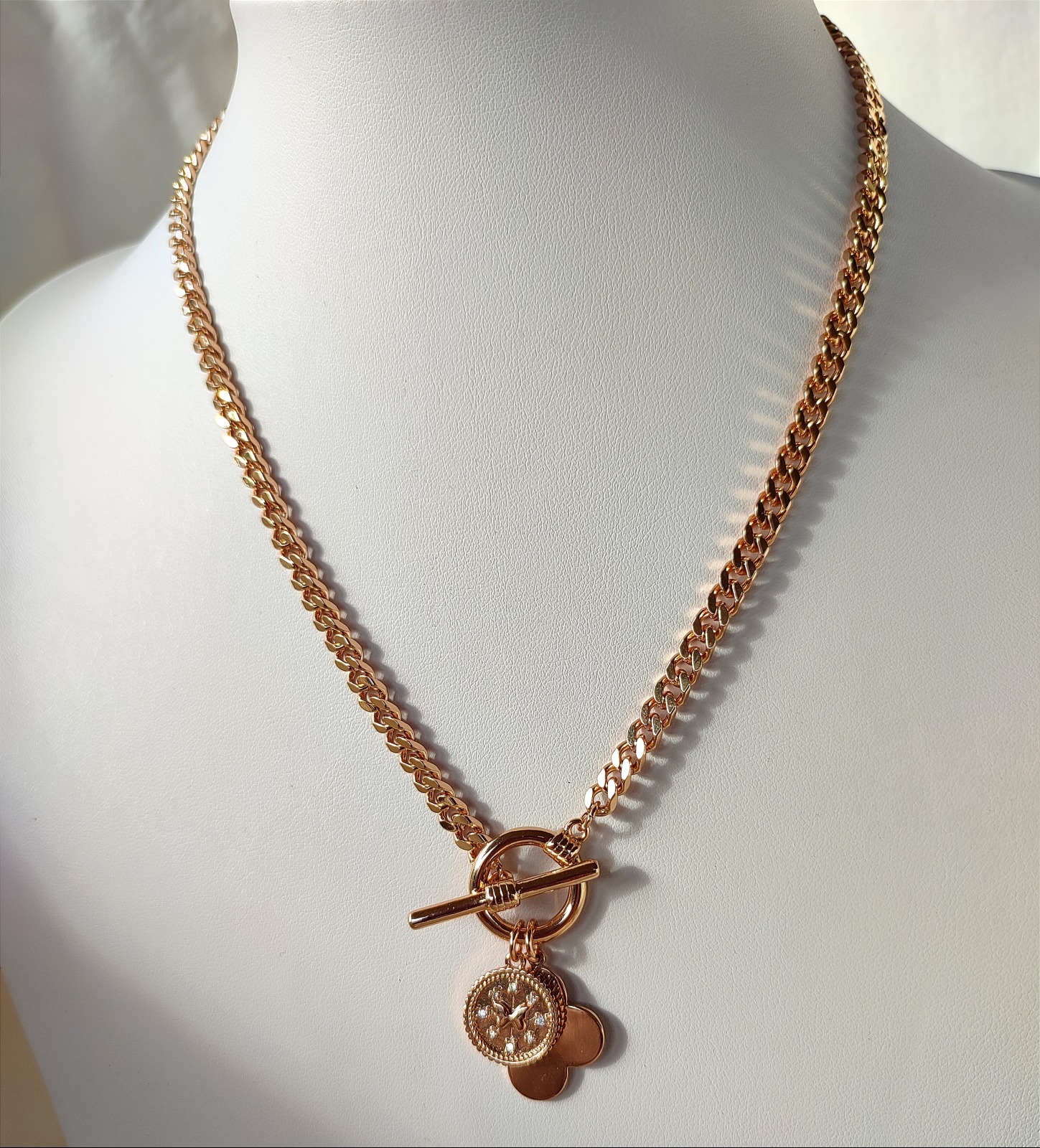 Collier Rose gold vancleefly