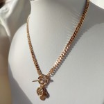 Collier Rose gold vancleefly