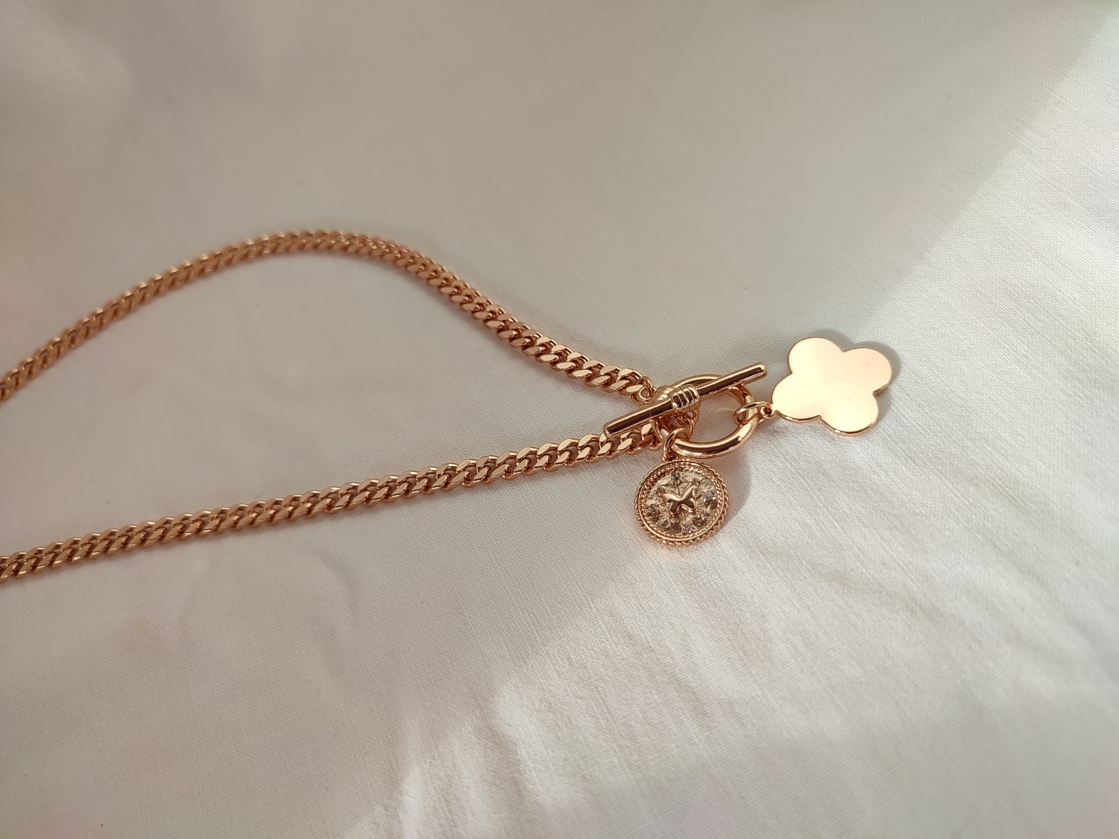 Collier Rose gold vancleefly