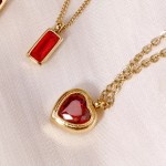 Collier Red Stone